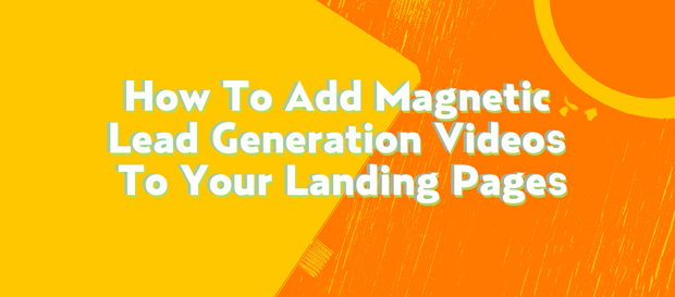 video landing pages