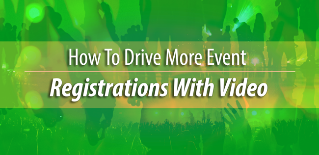 Drive Registrations With Video Blog